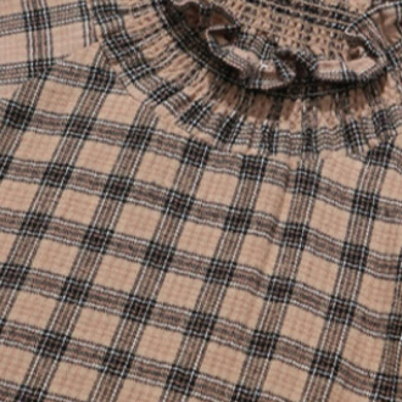 [renoma Kids] Bluză cu carouri periate pentru fete R1941b310