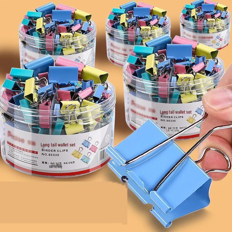 Changbaosen Assorted Color Binder Clips Set