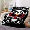 Customiz Name Personality Hysterical Mini Blanket Soft &Warm Sofa Office Bed Travel Lunch Break Blanket, Gift Suitable All Seasons