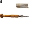 5 i 1 Precision Torx-skruvmejsel magnetset Mobilklocka Reparationsverktygssats