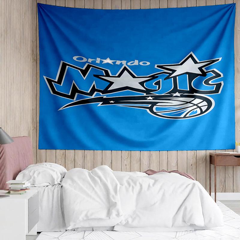 1PC Orlando Basketball Team Quick-Dry Tapestry, Unique Design Tapestry, Suitable for Bedroom,Livingroom, Playroom,Heartwarming Holiday Gifts