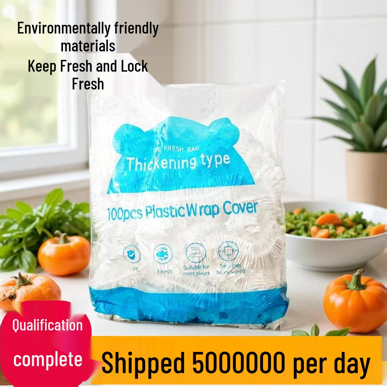 Food-Grade Elastic Bowl Covers for Leftovers – Large Disposable Kitchen Covers 10 pcs