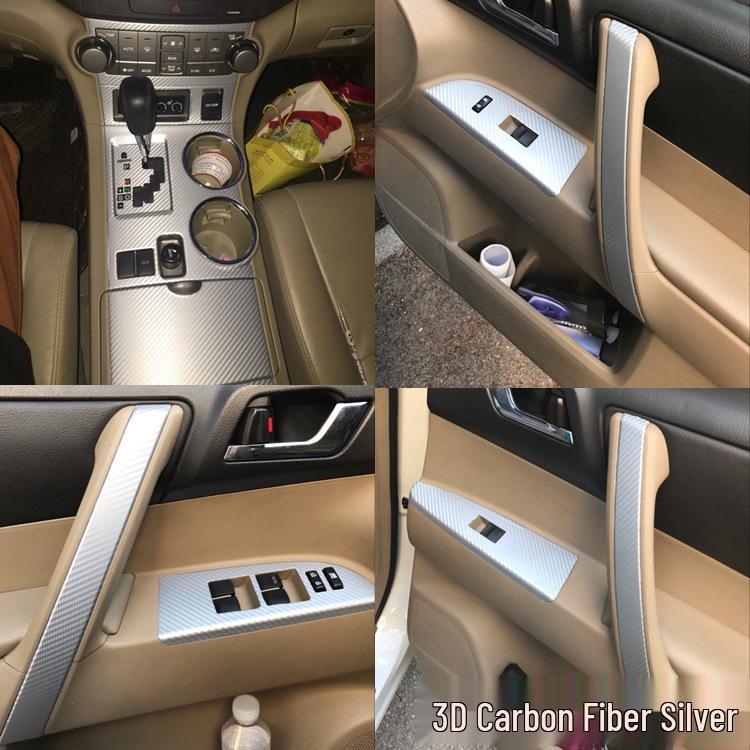 09-14 Highlander Carbon Fiber Interior Gear Sticker Film