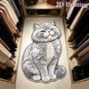 Soft Bathroom Carpet Crystal Velvet Entryway Floor Mat Creative Bedside Door Mat  Home Decor