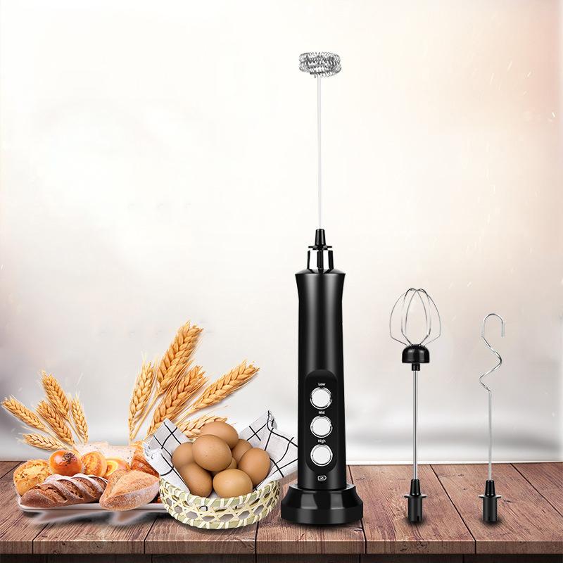 Перезаряжаемый электрический блендер для молока 3 в 1 — фото 5