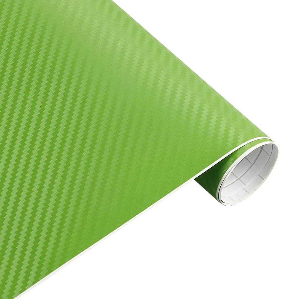 3D Carbon Fiber Vinyl Wrap Sticker 12 Colors Waterproof Film Motorcycle Auto Tuning Accessories Self-Adhesive Exterior Interior