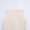 2025 Spring Women's European & American V-neck Sleeveless Knitted Vest Fashion 4192003