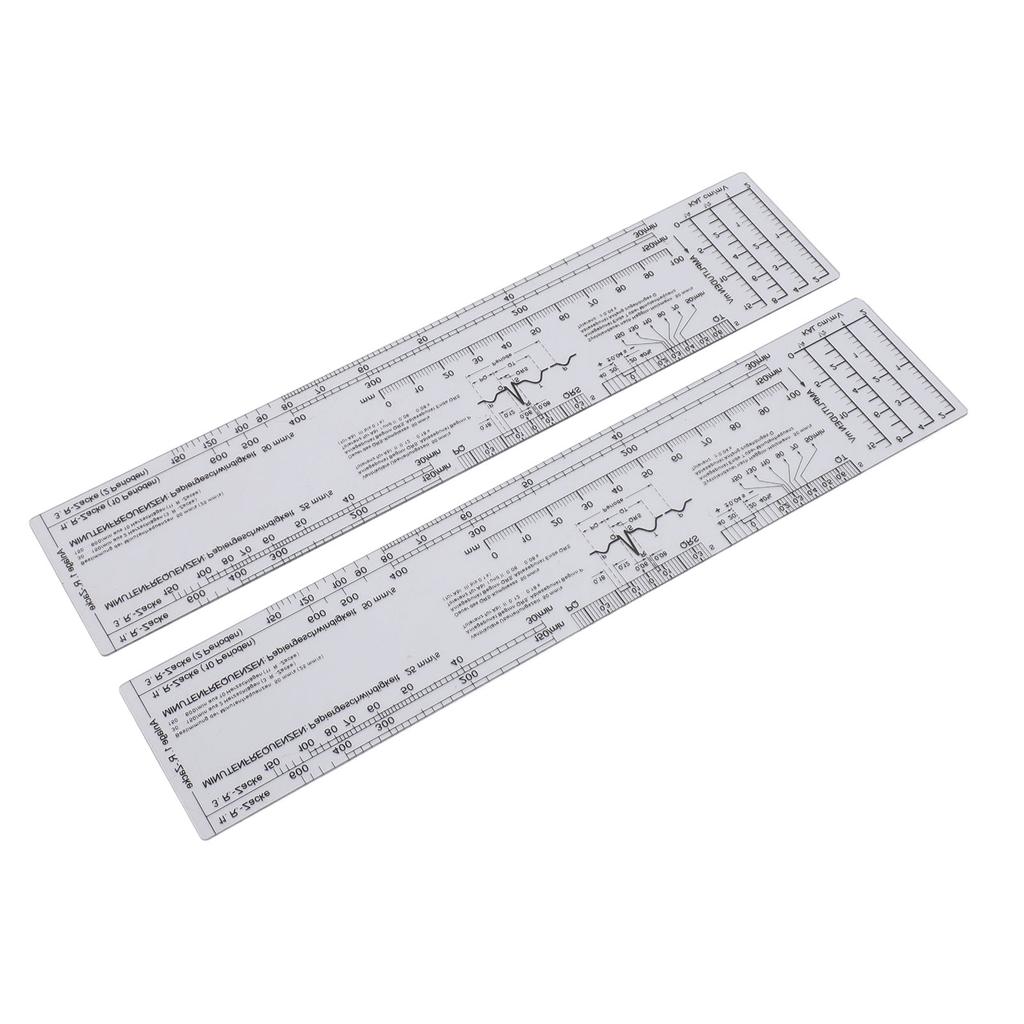2 Sets EKG Calipers and EKG Ruler Combination Set Electrocardiogram Drafting Divider Measuring Tool 
