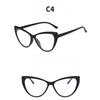 Ladies' glasses, retro cat-eye glasses.