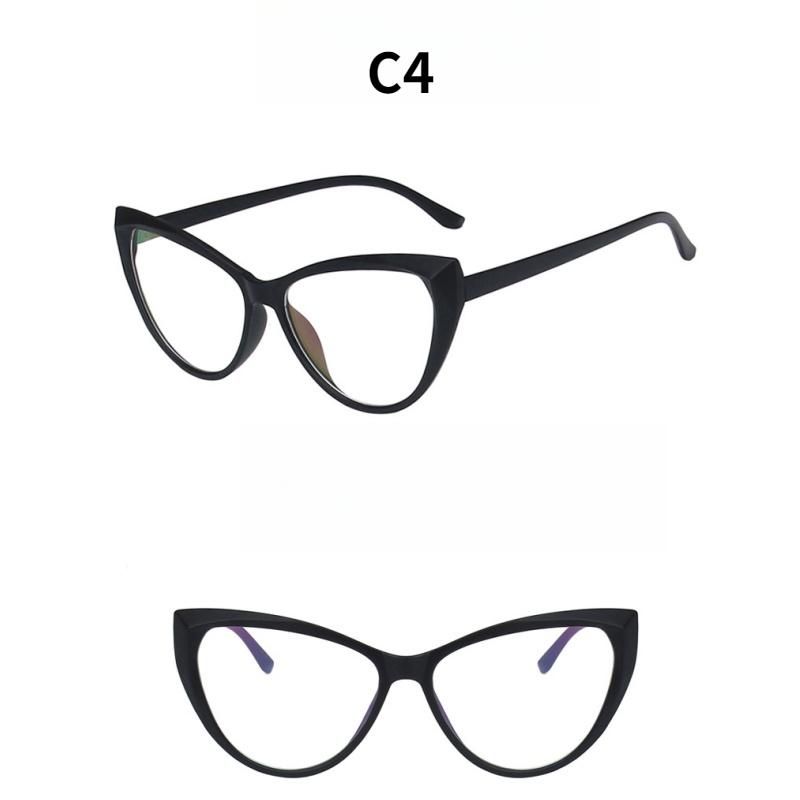 Ladies' glasses, retro cat-eye glasses.