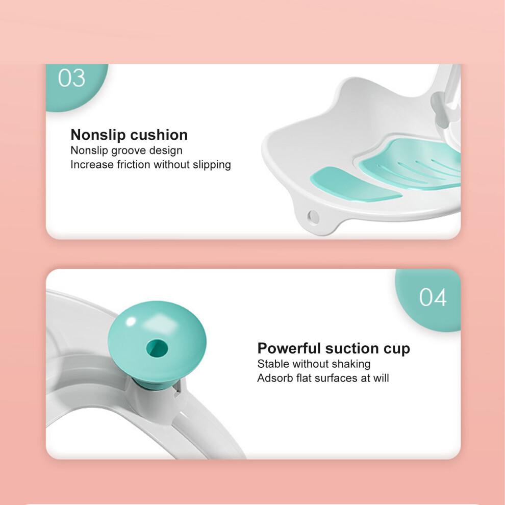 Verstellbarer ergonomischer Baby-Badewannenkissen mit einfachem Ablassdesign