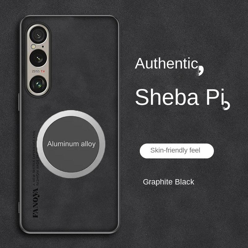 For Sony Xperia 1 VI 10 VI Case Soft PU Skin With Magnetic Protective Back Cover Case For Sony 1VI 10VI Full Cover Phone Shell