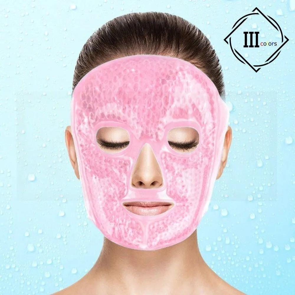 Mask pack, facial swelling reduction, cooling, cold compress pack, ice gel, ice