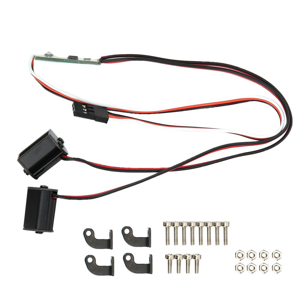 

RC Model LED Headlight Plastic Accessory for TRX4/SCX10 1/10 Crawler Overland Car