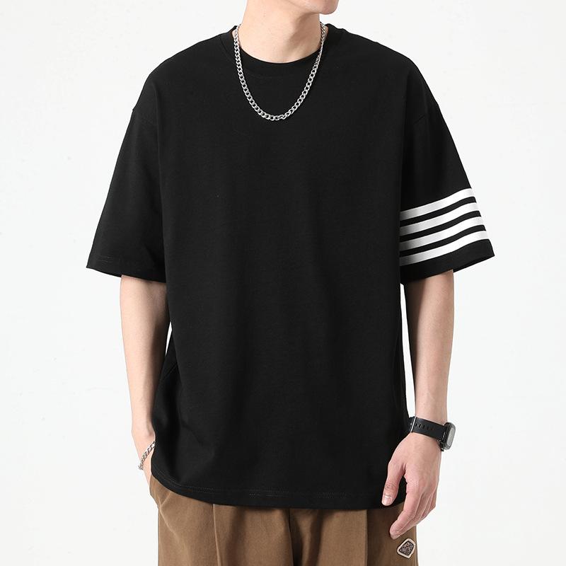 Tricou casual bărbați cu mâneci scurte, cuplu de vară, pereche