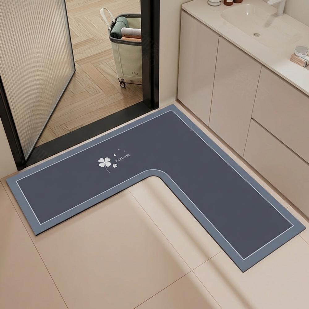 

Water Absorbent Bathroom Mat Anti-slip Kitchen Corner Carpet Luxury Kitchen Rug For Home Corner 40×40×16CM-A