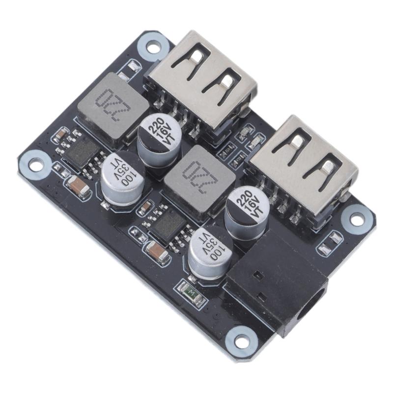 

Automotive StepDown Converters Module Two Port Fast Charging QC3.0/2.0 for 24W Power Output LED Indicator