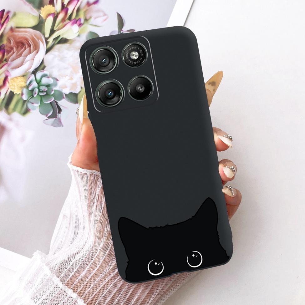 Per Moto G57 Power 5G Custodia Cover Moda Farfalla Gatto Carino Fresco Dipinto Morbido Funda Per Motorola Moto G57 Power 5G Cover del Telefono
