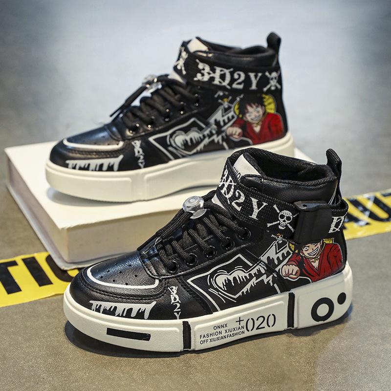 

Детская белая обувь Весенне-осенняя обувь для детей среднего и старшего возраста Обувь для мальчиков 8 спортивная обувь на плоской подошве с высоким берцем 10 лет 12 учеников 9 мальчиковая обувь 31