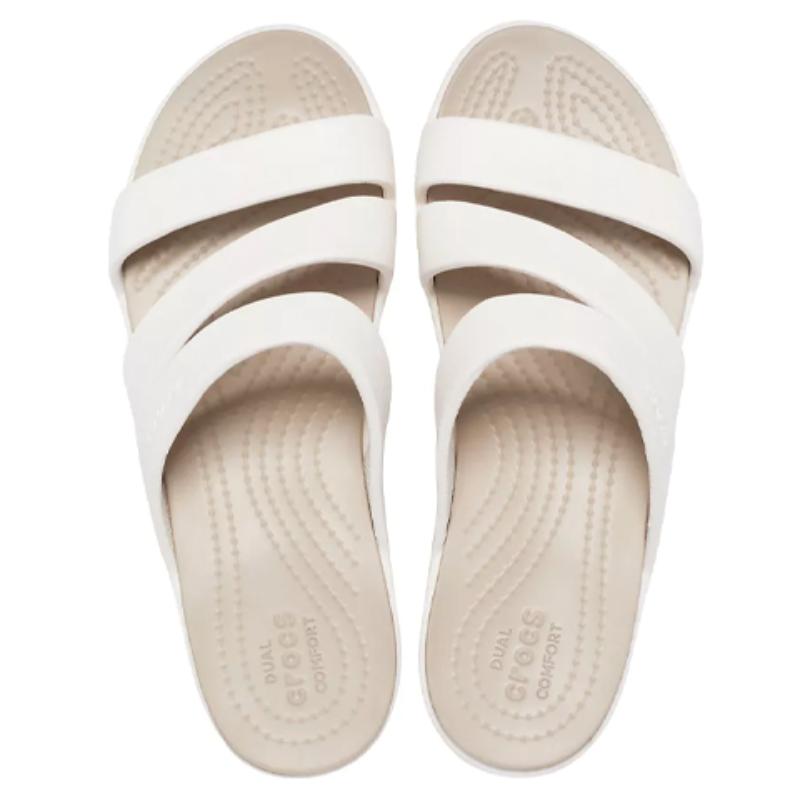 Crocs Monterey Slide Slippers Women's White