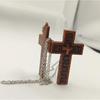 with Secret Compartment Chain Pendant Necklace Openable Charm Jewelry Cross Pendant Necklace