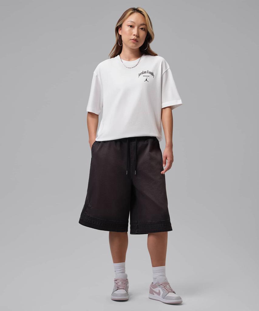 Nike Jordan Flight Oversized Graphic T-Shirt W - White:Black / Ir0773-100