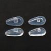 500pcs Eyeglasses Quality Soft Air Chamber Silicone Nose Pad Eyewear Glasses Accessories Screw-in Push-in Optional