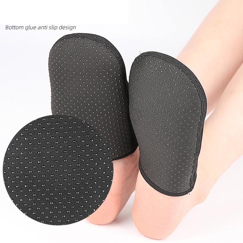 Anti Chafing Half Foot Cover For Sports Ice Bath Cycling Toe Warmer Sleeve Neoprene & Silicone Design Toe Caps Socks