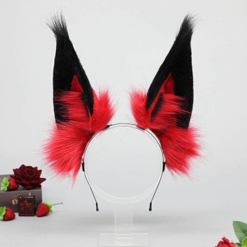 Punk Animal Ear Headband Halloween Maid Hairhoop Role Playing Props Hairdband Costume Accessories Anime Expo Headpiece
