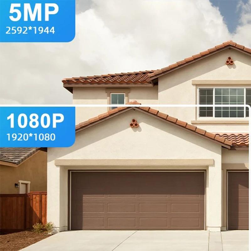 Heimsicherheits-WLAN-Kamera Zwei-Wege-Audio-Sprechanlage Bewegungserkennungskamera Unterstützung der Tuya-App (2,0 MP, Keine Speicherkarte)