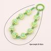 Versatile Beaded Keychain Pendant: Heart & Flower Lanyard Accessories
