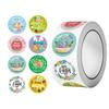 Cartoon Craft Reward Incentives Stickers Easter Theme Cartoon Scrapbooking Stickers Clear Printing Holiday Decals for Children
