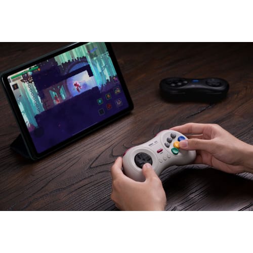 8bitdo M30 Bluetooth Gaming Controller 6 Button Gamepad for Ns Switch Windows Android Macos Steam Respberry Pi  White