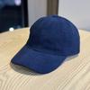 Korean-style winter corduroy baseball cap that makes the face look smaller, with a deeper and wider fit for larger faces, in Ankara red, suitable for