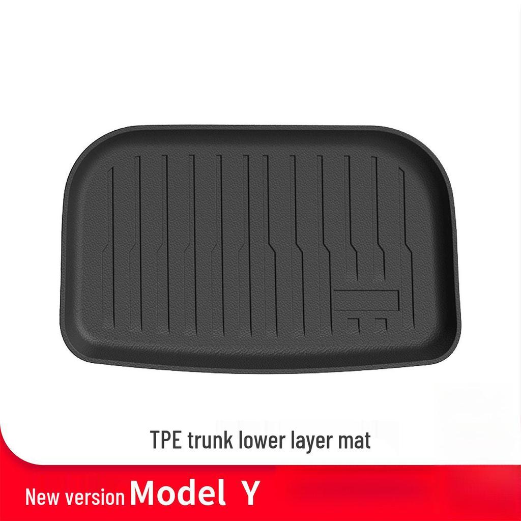 Qixian Trunk Mat Set for Tesla Model Y (Refreshed Version) - TPE Front & Rear Mats