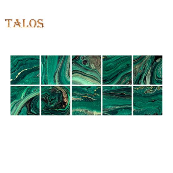 TDStore 10Pcs DIY Decro Self Adhesive Waterproof Marble Crystal Film Tile Wall Stickers