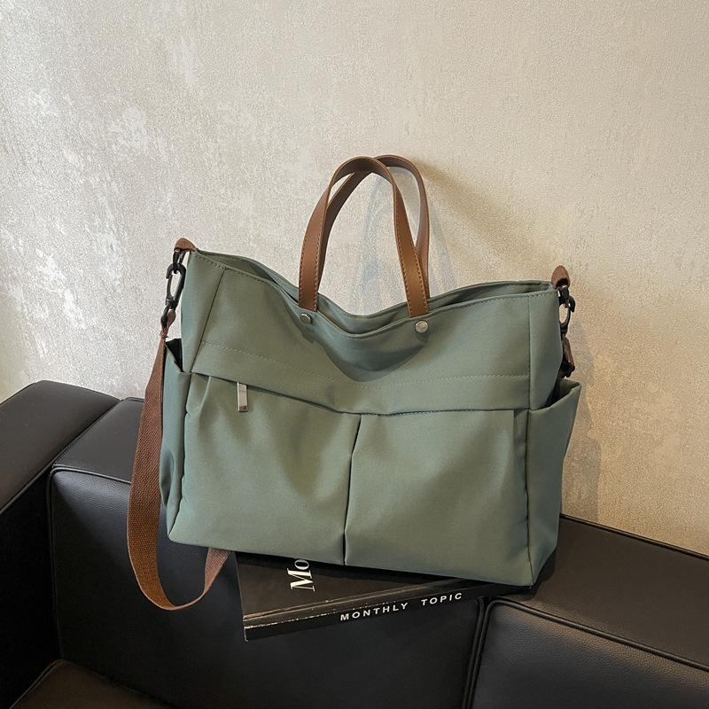 Nylon Large Capacity Shoulder Tote Bag