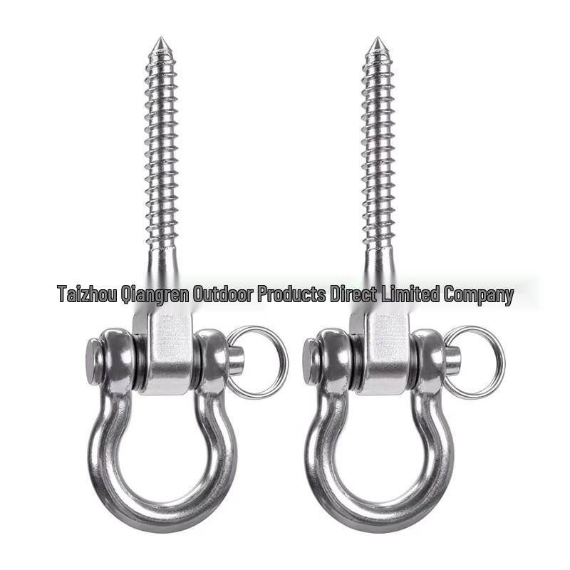 Tolex Heavy Duty Folding Steel Swing Chair Hooks (2-Pack)