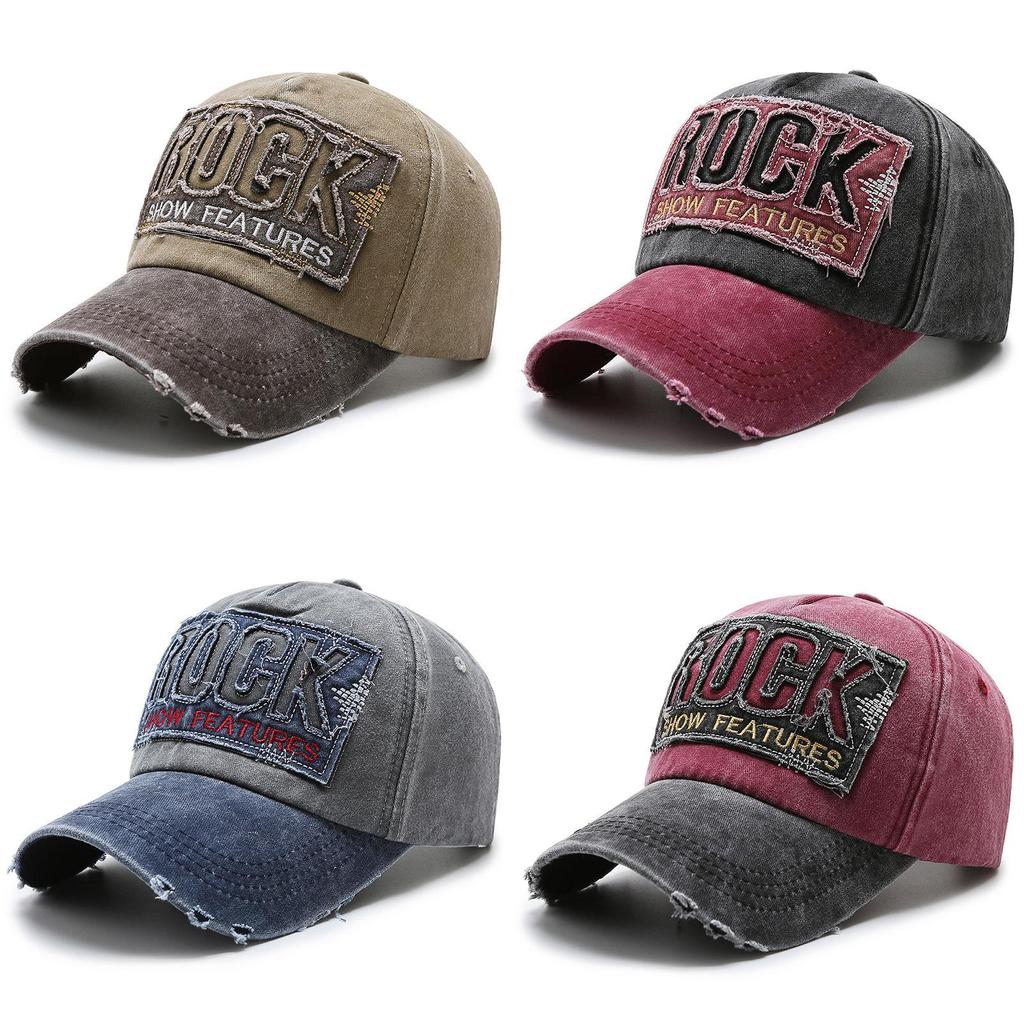 Cotton Vintage Baseball Cap With Adjustable Strap For Casual Wear