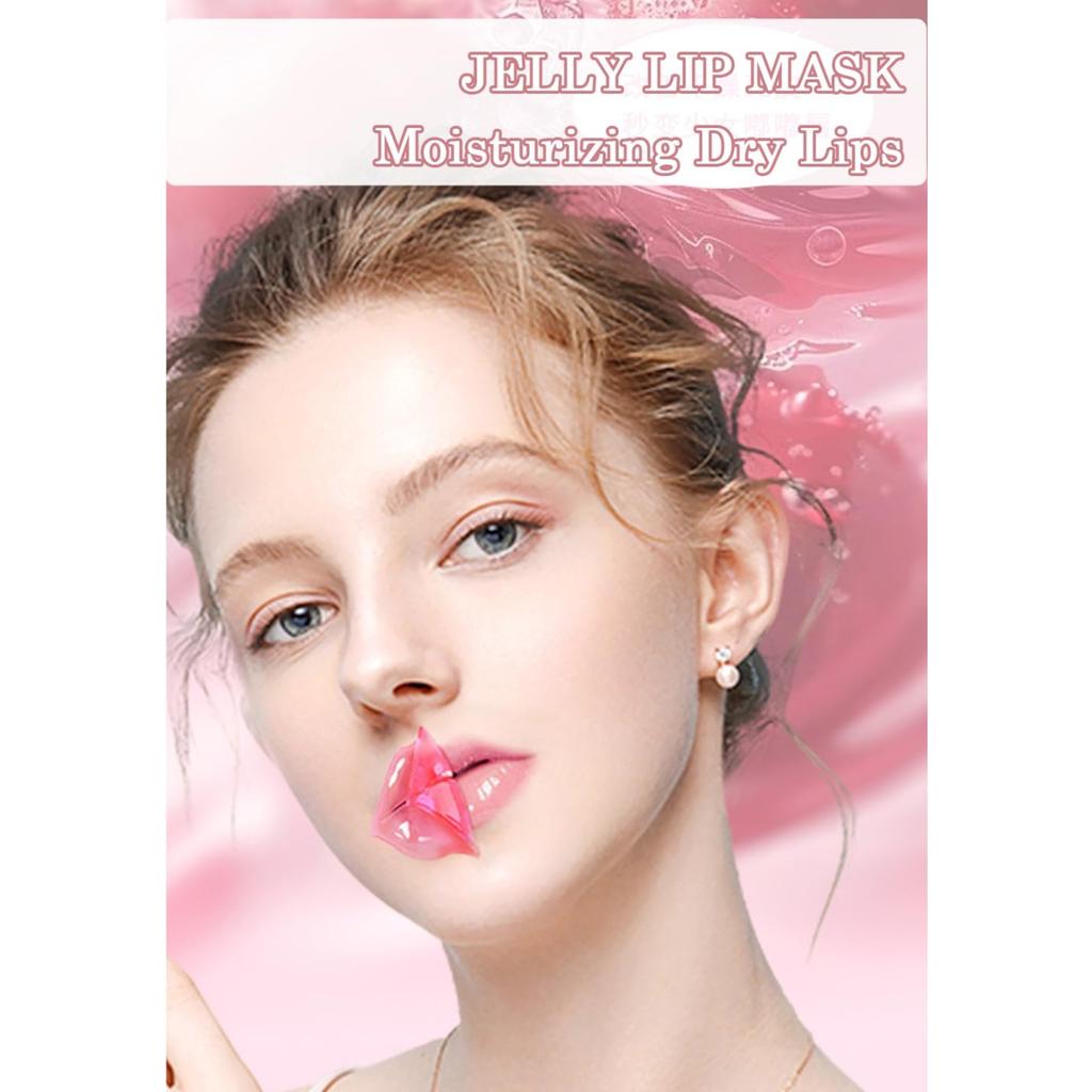 20 Pairs Lip Mask & Eye Mask,Crystal Gel Eye Pads Nourishes the Lip Patches for Skin Care Spa Daily Moisturizing Eye Patches for Puffy Eyes