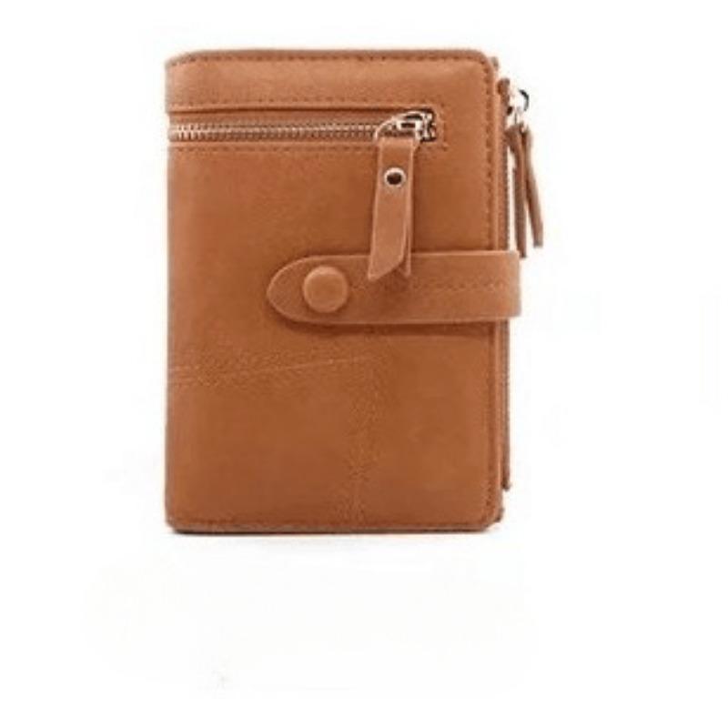 Wallet Small Fresh Zipper Buckle Folding Student Female Coin Purse