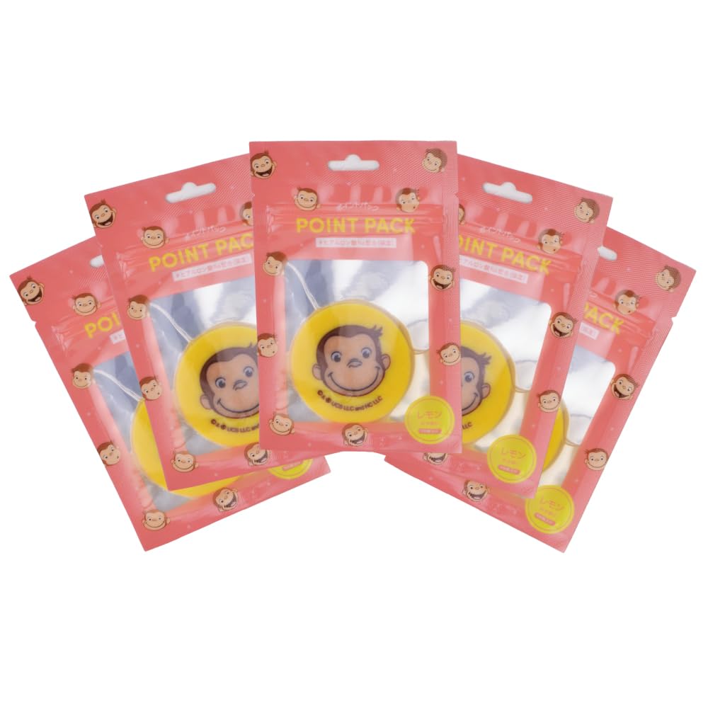 

Curious George Lemon Scent Point 5 sets of 50 Sodium Hyaluronate Moisturizing Pack, masks, Mask, Cosmetics, 221BQ-301731