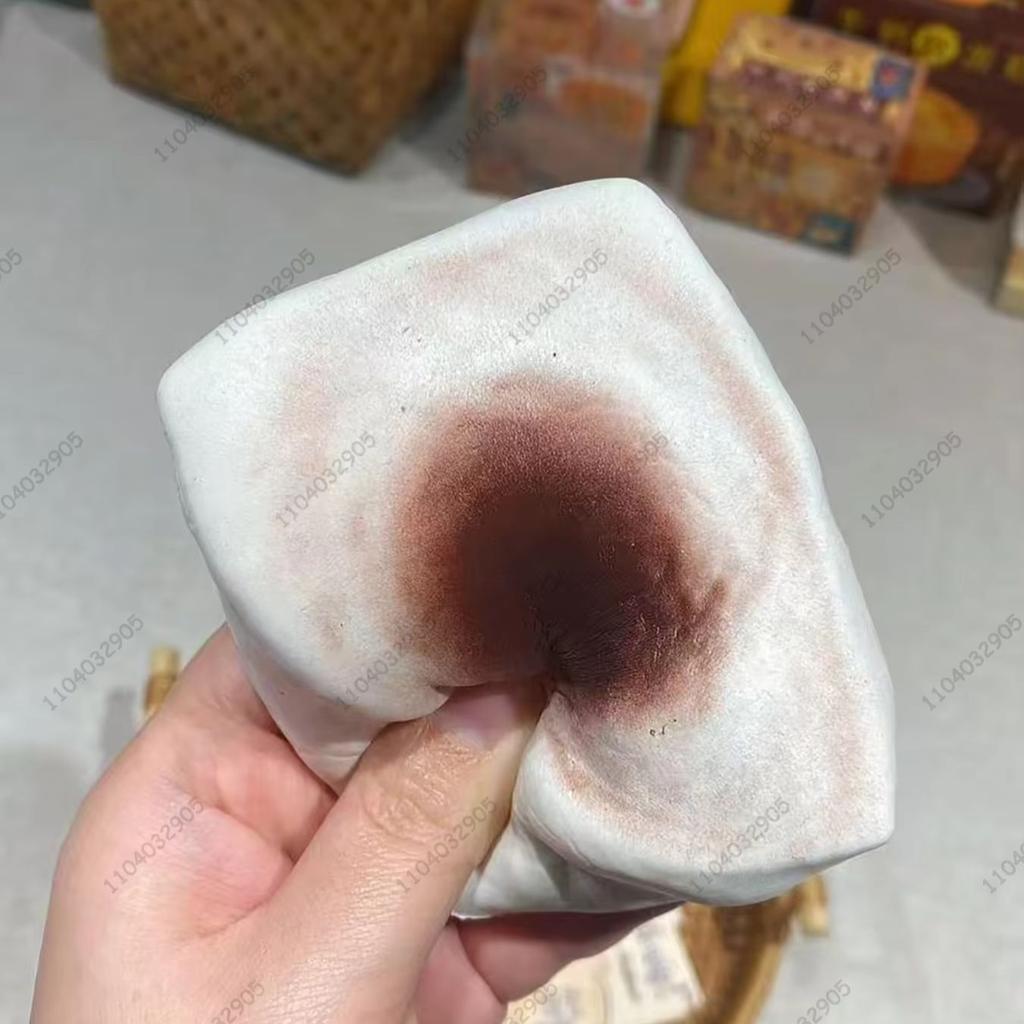 Hot ! Red Bean Grilled Mochi Squishy Toys Slow Rising Simulation Cake ASMR Fun Stress Relief Fidget for Kids Adults Girls Gifts