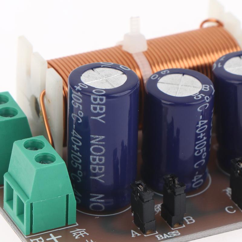 400W Audio Lautsprecher Frequenzweiche 2 Kanal Crossover Filter Modul Einstellbar Full Range Höhen Bässe Schweißfrei