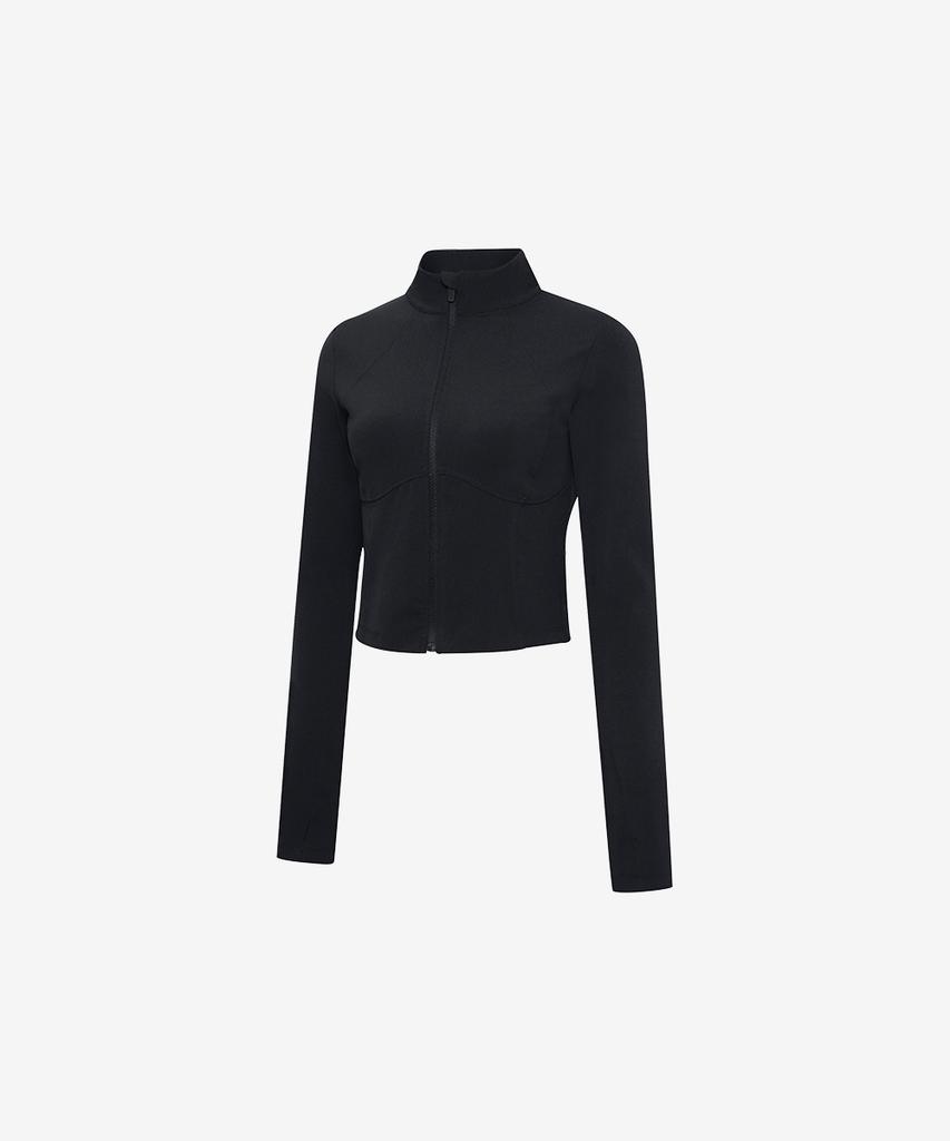 GRANDE LINE Compression Core Fit Crop Zip-Up