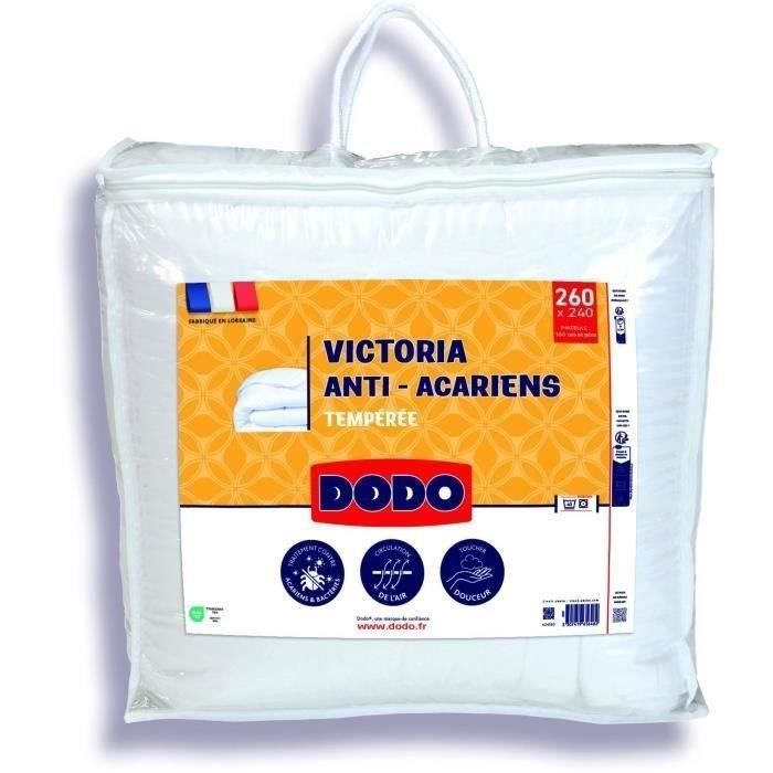 DODO VICTORIA 300gr/m² Anti-mite Temperate Duvet 240x260 Cm White