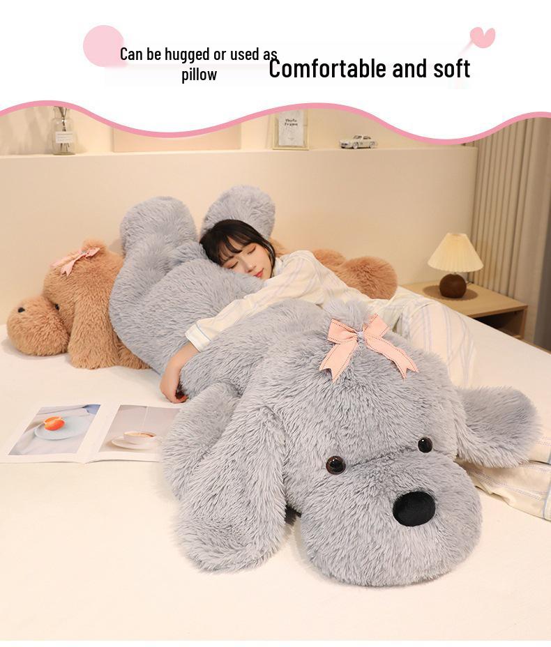 Extra Large Cute Stuffed Dog Plush Toy for Kids - Perfect Bedtime Companion Pillow