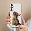 Tzu Dog Phone Case For Samsung S25,24,21,22,23,S30,Ultra,S20,Plus,Fe,Lite,Note,S10,S9,Black Soft Shell