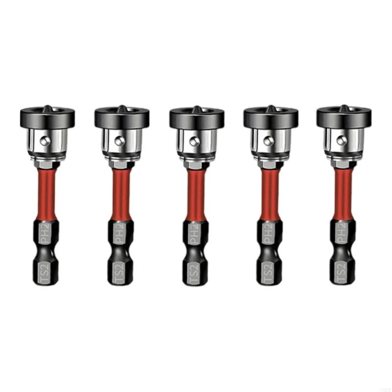 

Bit With Tool Steel Construction 1/4Inch Hexagonal Shank Positioning Screwdriver Bit for Power Tool 1 червоний