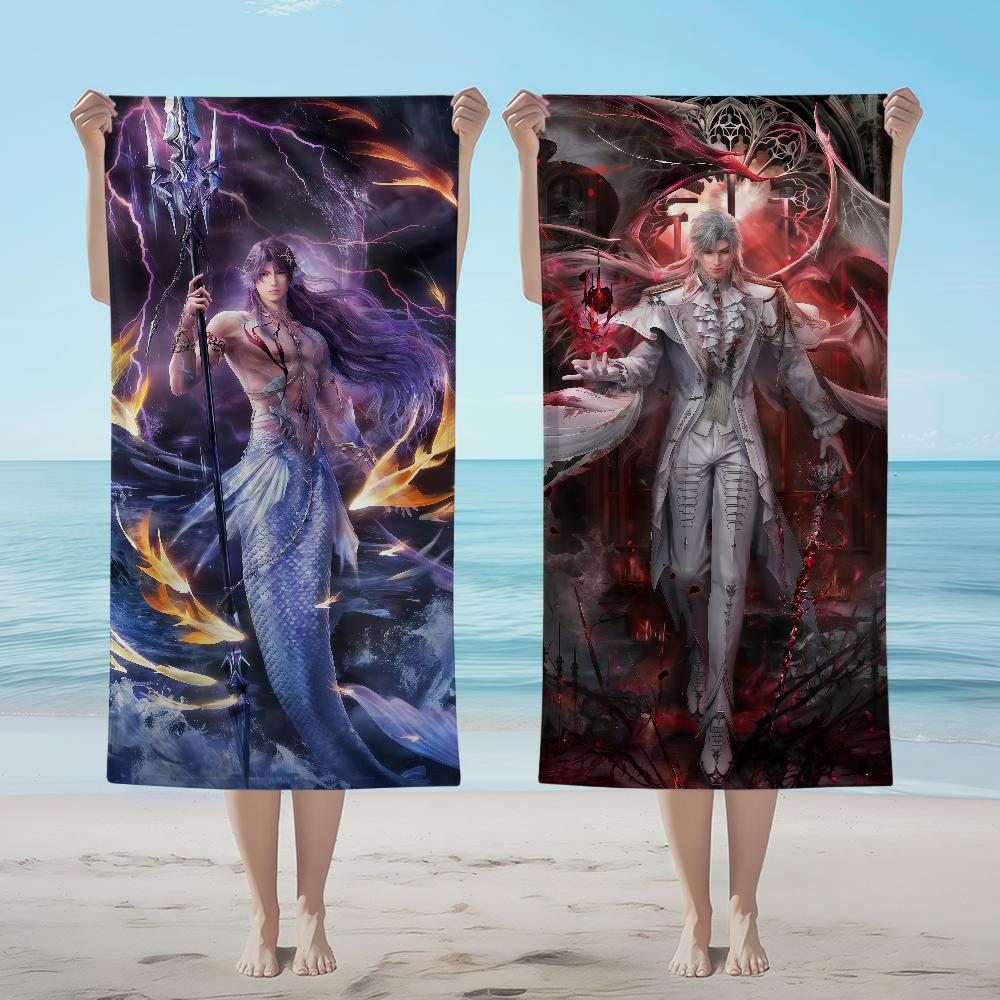 Towel Collection Textile Bathrobe Beach Quick-Drying Deepspace Lightweight Portable Camping Love And Swim Pool Travel